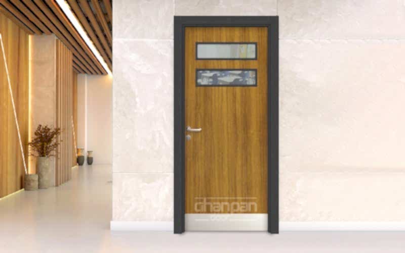 Wholesale wooden doors for hospital interiors with a focus on durability and hygiene.
