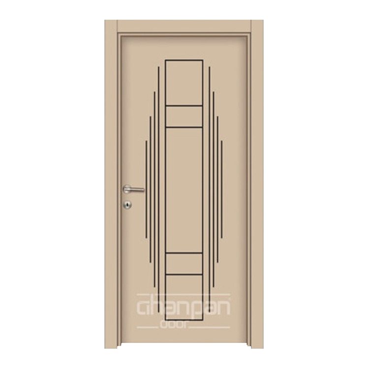 Customizable Laminox wooden doors for interior spaces.