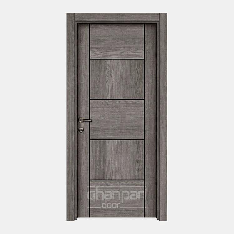 Modern melamine doors for global interior door markets.