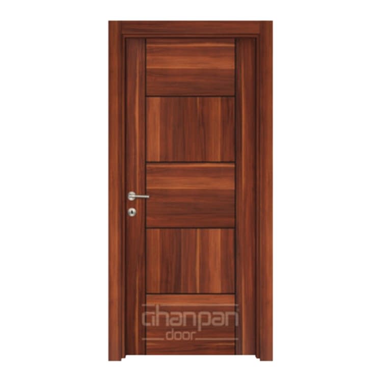 Modern melamine doors for global interior door markets.