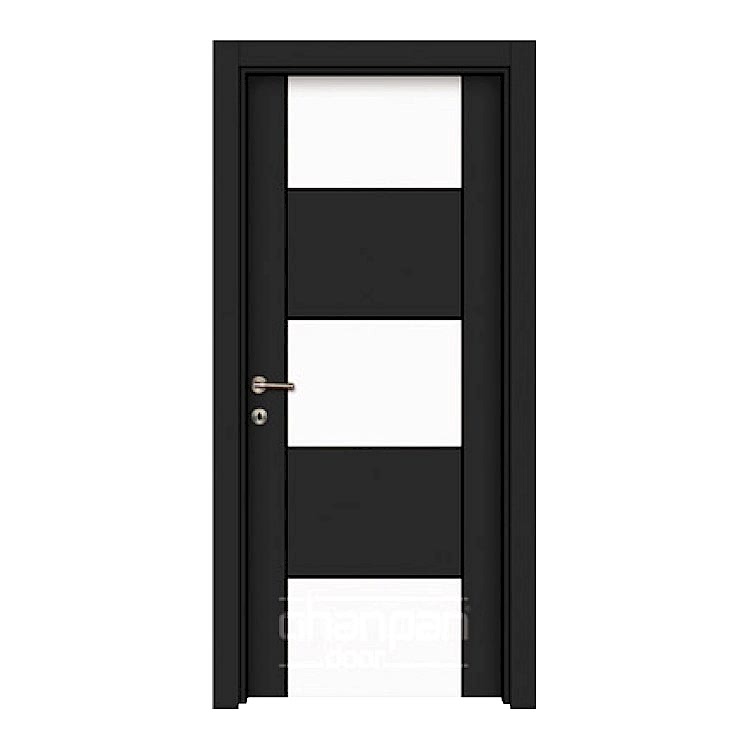 Modern melamine doors for global interior door markets.