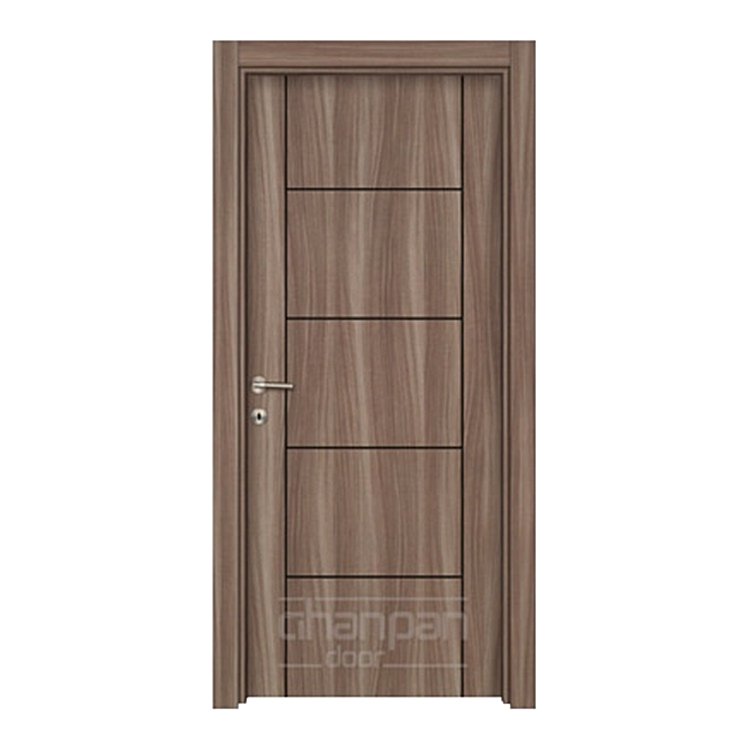 Modern melamine doors for global interior door markets.