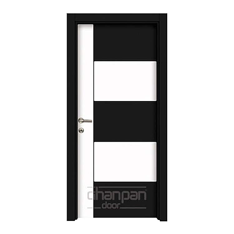 Modern melamine doors for global interior door markets.